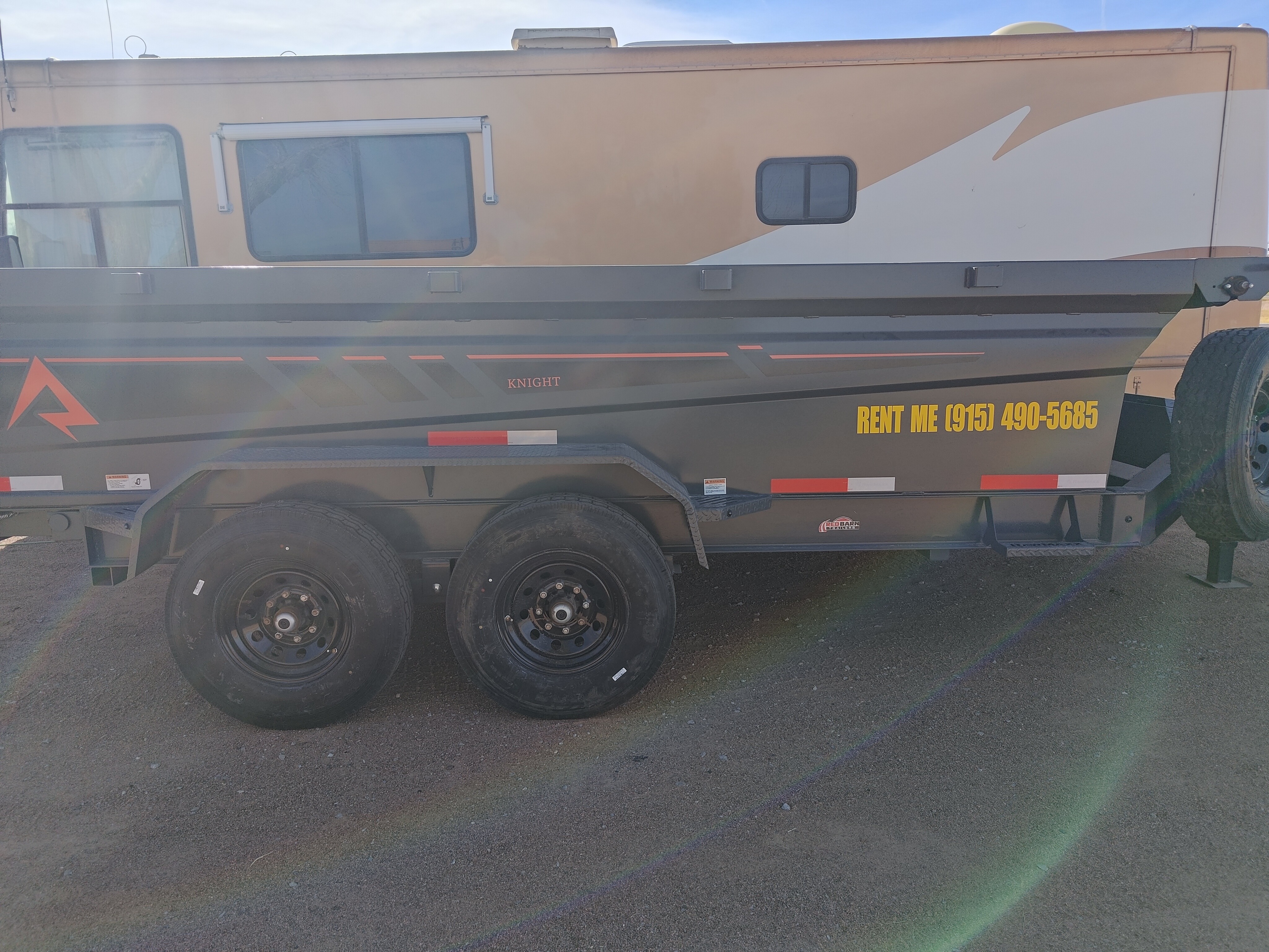 2025 RAWMAXX GDX 14' Dump Trailer for rent in Anthony NM - photo 1 of 6